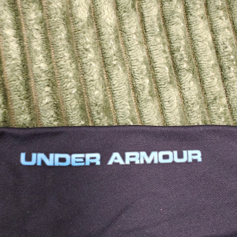Under Armour ColdGear Compression Mock Neck Shirt Mens XL Black Grey 206289 - Picture 5 of 9